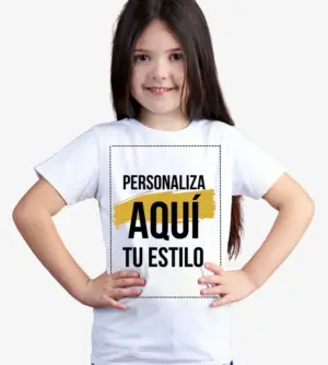Camiseta personalizada para niña
