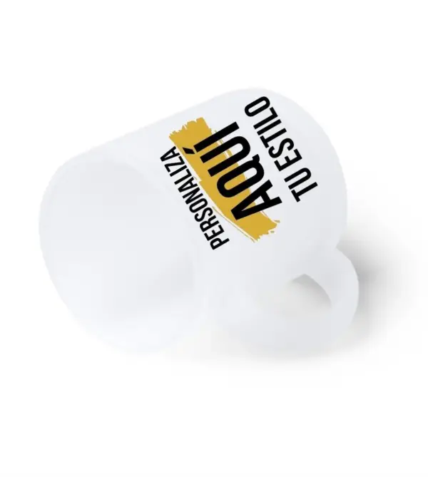 Taza de Cristal Personalizada efecto hielo - Imagen 4