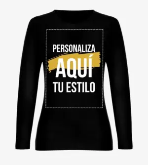 Camiseta-personalizada-Manga-Larga-Mujer-Negro-_1_ Camiseta personalizada Manga Larga Mujer